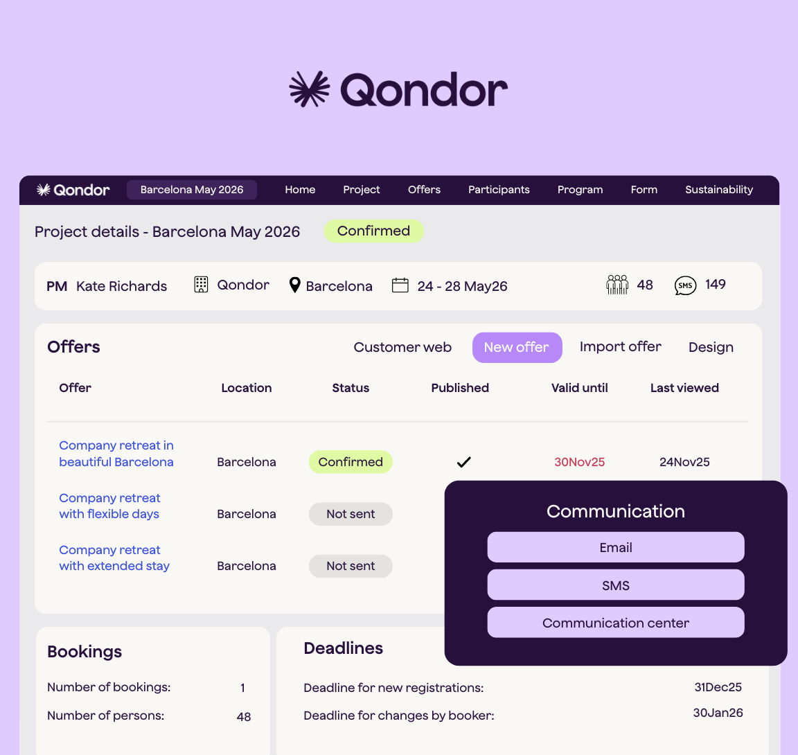 Transform your meetings & events with Qondor
