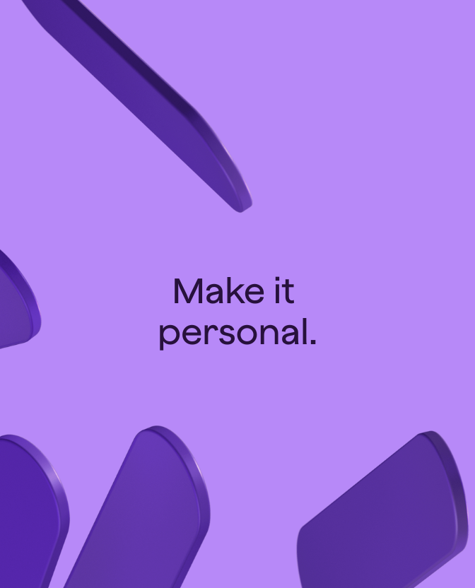 Make it personal
