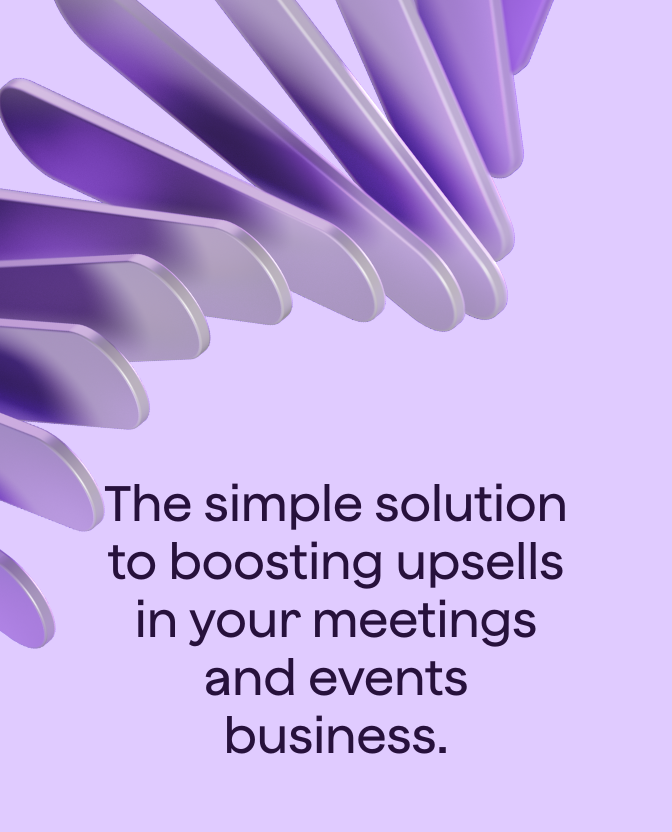 The simple solution to boosting upsells in your meetings and events business