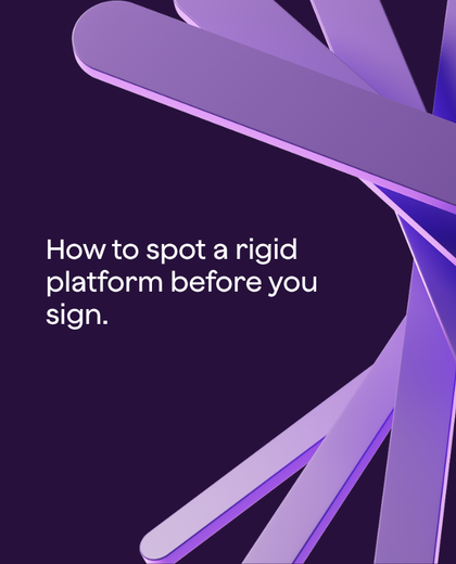 How to spot a rigid event platform before you sign.